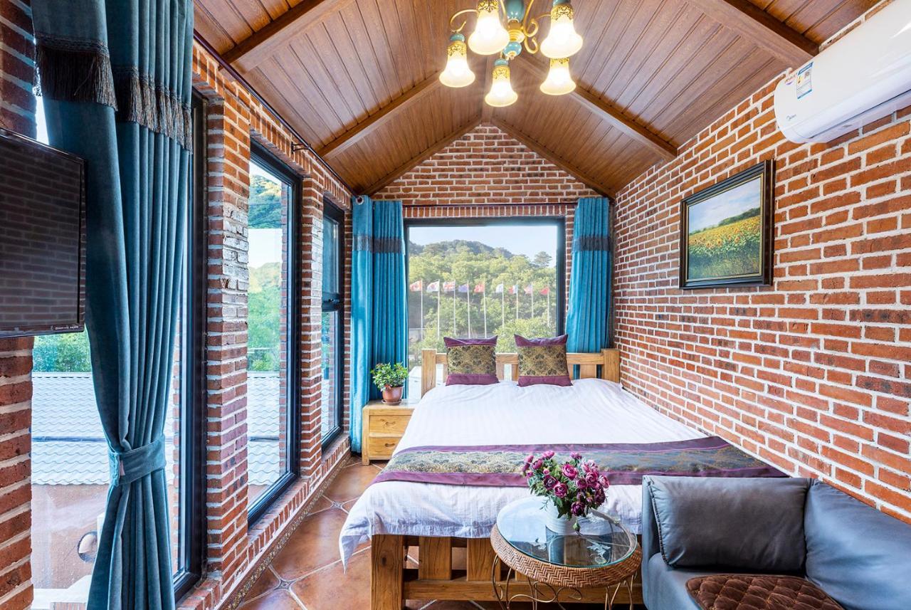 Beijing Mutianyu Great Wall Wangshanyuan Homestay Huairou Eksteriør bilde